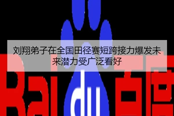 刘翔弟子在全国田径赛短跨接力爆发未来潜力受广泛看好